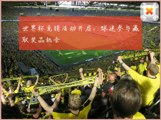 世界杯竞猜活动开启,球迷参与赢取奖品机会